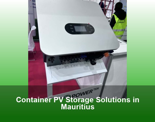 Container PV Storage Solutions in Mauritius